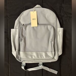 NWT BÉIS The Travel Backpack in Slate — Sold out and Gone for good!